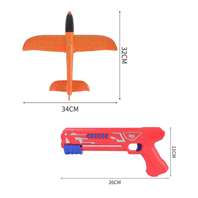 Foam Glider Plane Launcher Toy for Kids