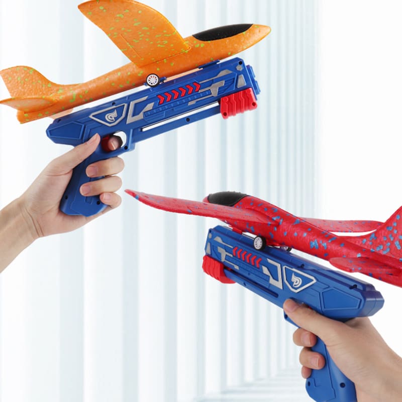 Foam Glider Plane Launcher Toy for Kids