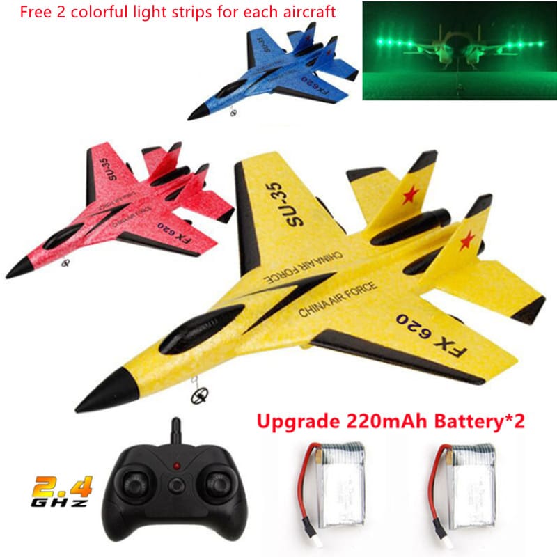 FX-620 SU-35 2.4G Remote Control Airplane Toy for Gift