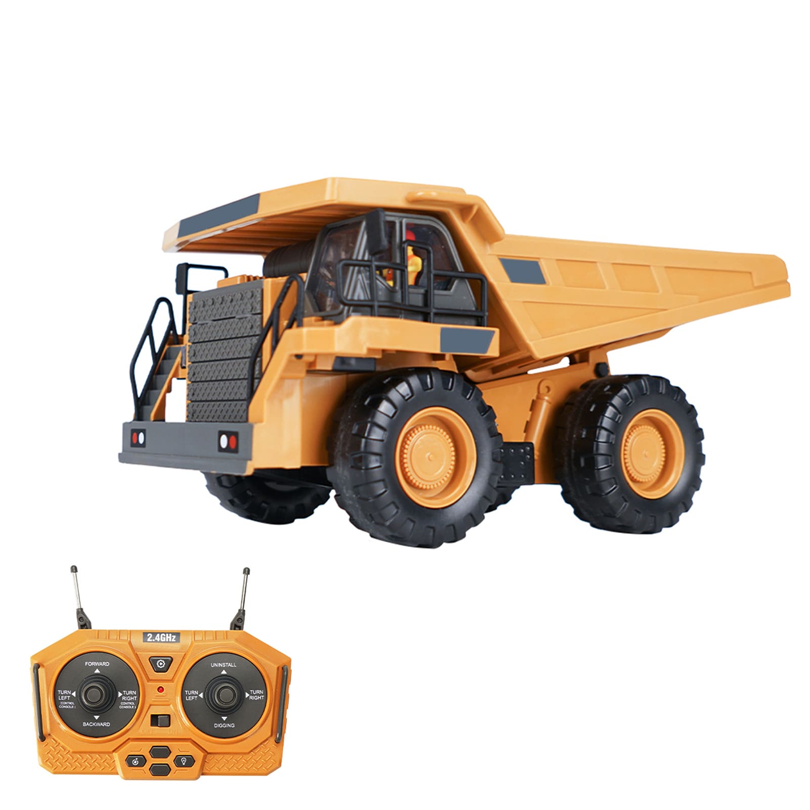 Remote Controle Truck Bulldozer and Excavator Toys for Kids