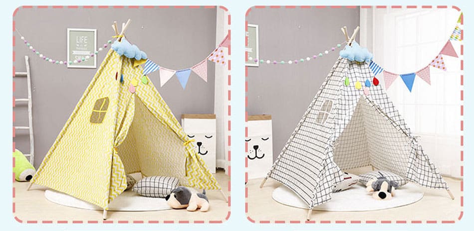 Foldable Wigwam Tent Play Toy for Children