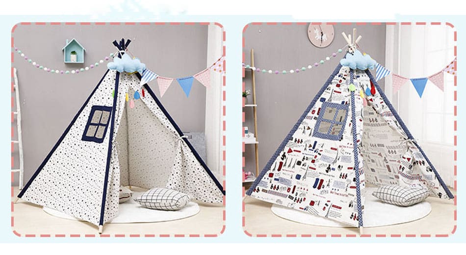 Foldable Wigwam Tent Play Toy for Children