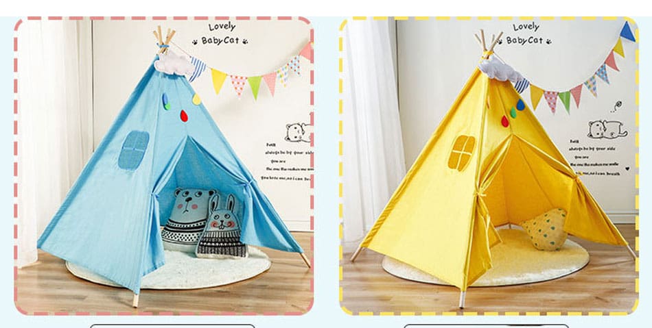 Foldable Wigwam Tent Play Toy for Children