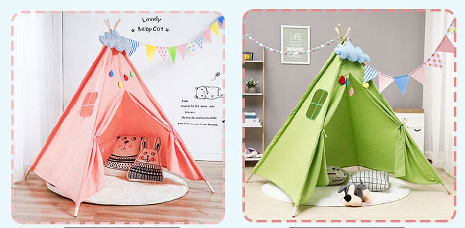 Foldable Wigwam Tent Play Toy for Children