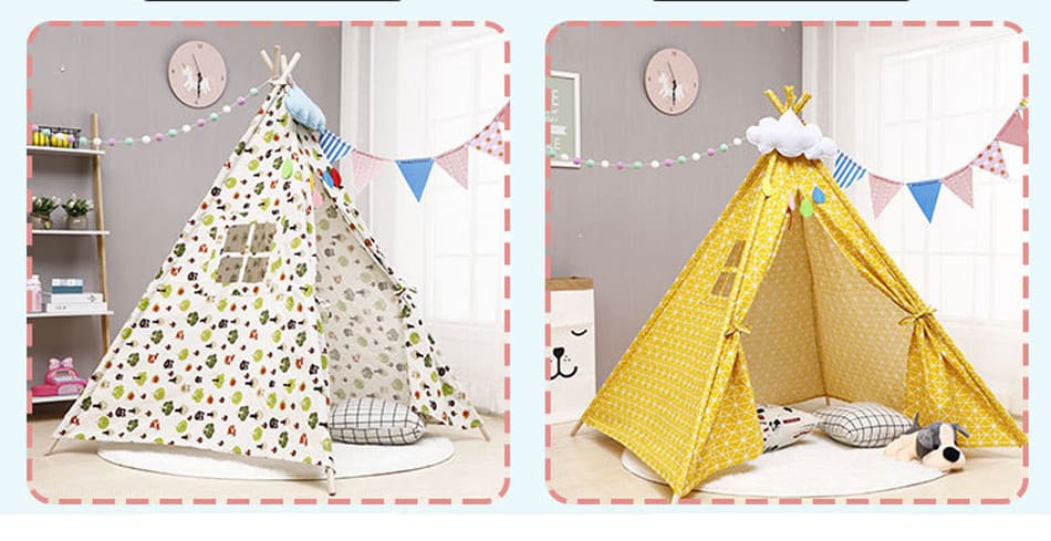 Foldable Wigwam Tent Play Toy for Children