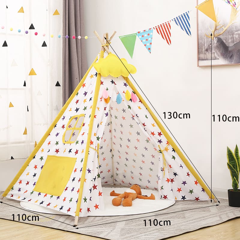 Foldable Wigwam Tent Play Toy for Children