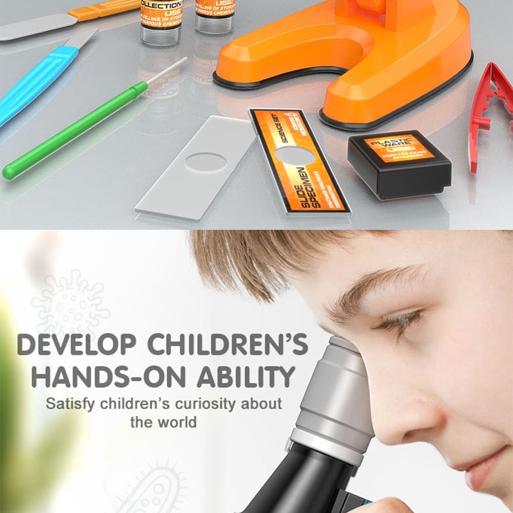 Microscope Science and Exploration Sets Toys for Kids