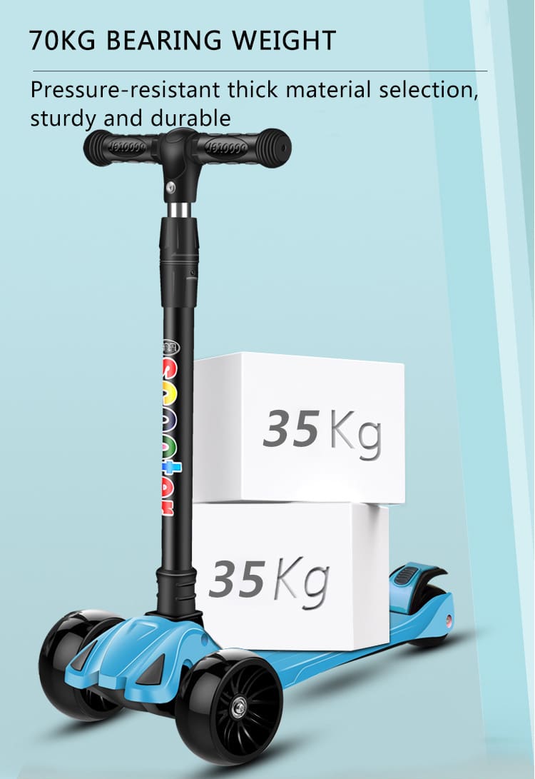 3 Wheel with Flash Wheels Scooter for Kids