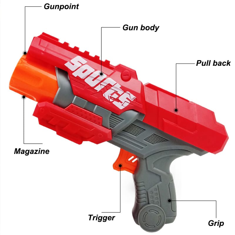 Safety Eva Soft Bullets Guns Toy for Kids