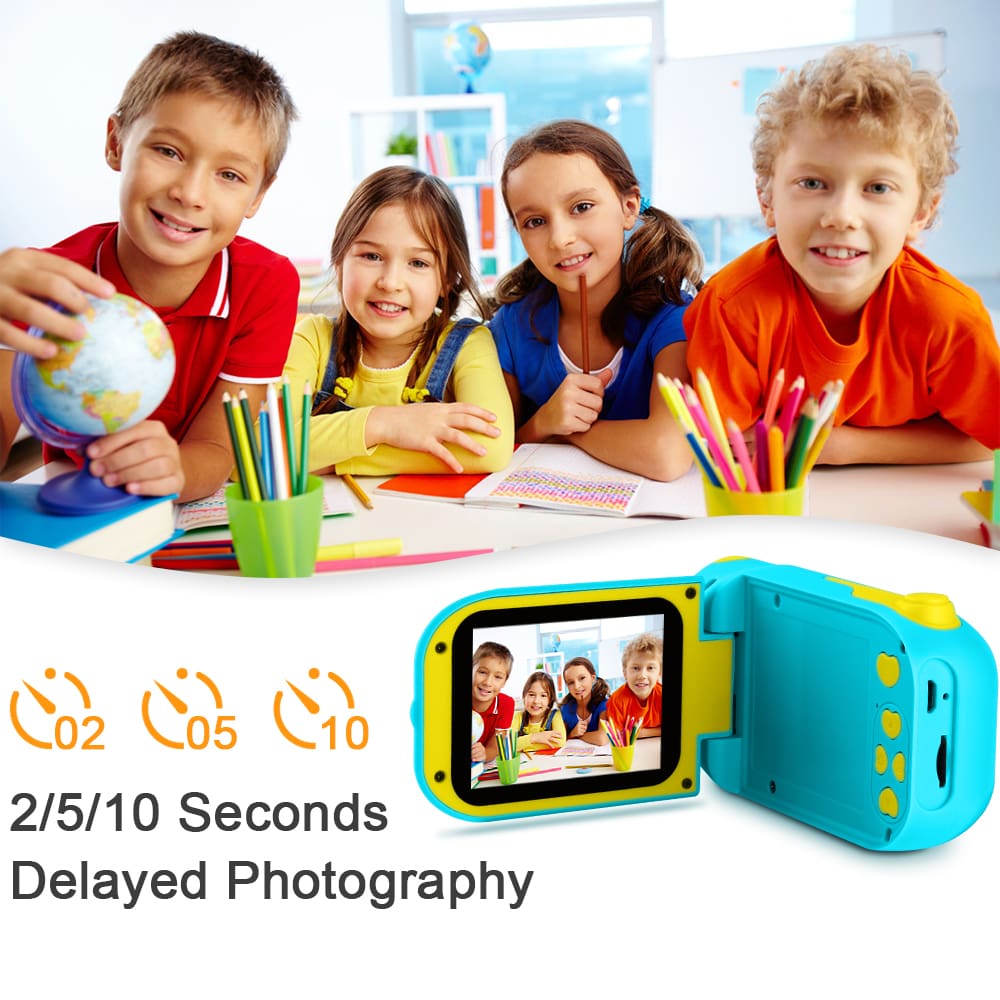 PROGRACE 12MP Video Camera Toy for Kids Gift