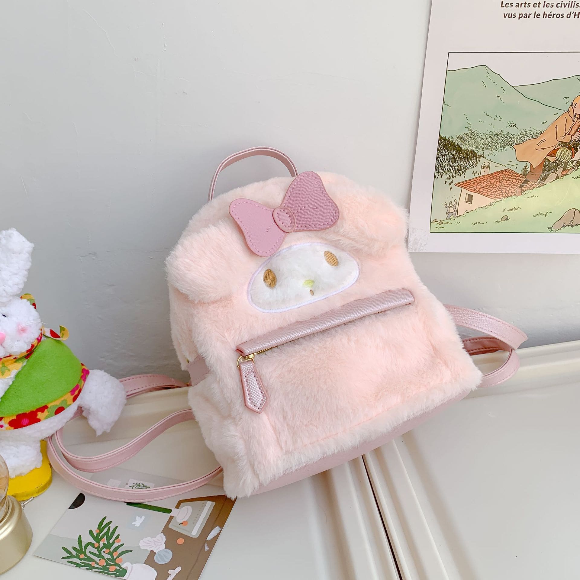 Kawaii Sanrio My Melody Plushie Backpack for Kids - GYOBY® TOYS