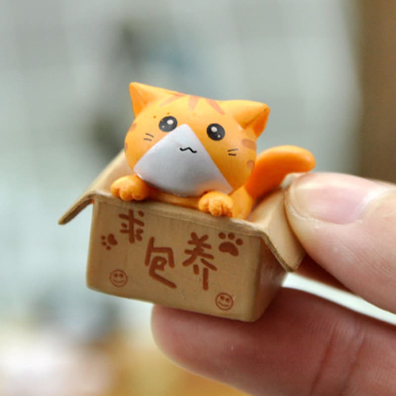 Cute Miniature Ornament Garden kitten Toys