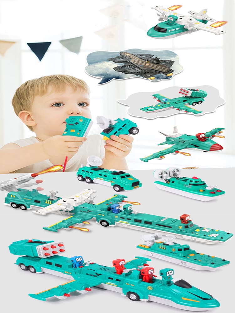 Military Vehicle Magnetic Building Blocks Toys For Kids Gifts