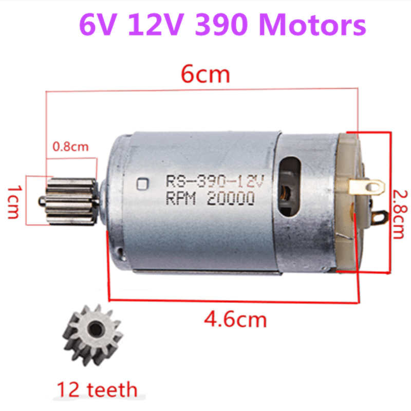 Electric Motor RS 380 390 Ride on Toys Replacements