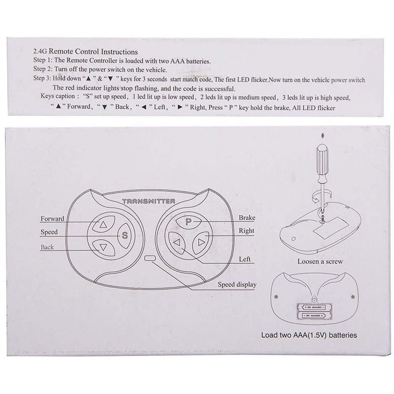 JR1922RXS Ride on Car Remote Control and Receiver Replacement Parts