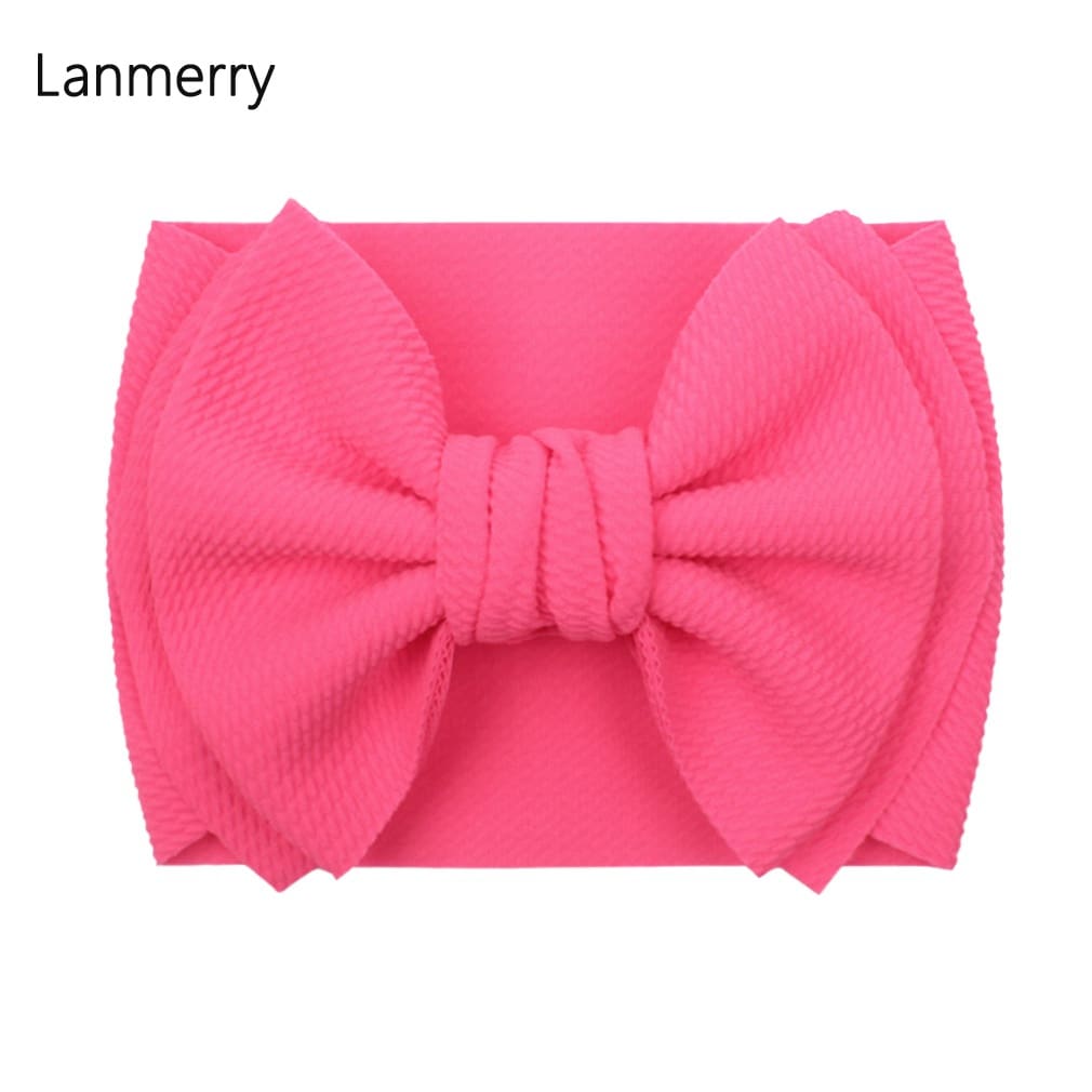 Fashion 7 Inches Big  Hair Bow Headbands for Baby and Girls