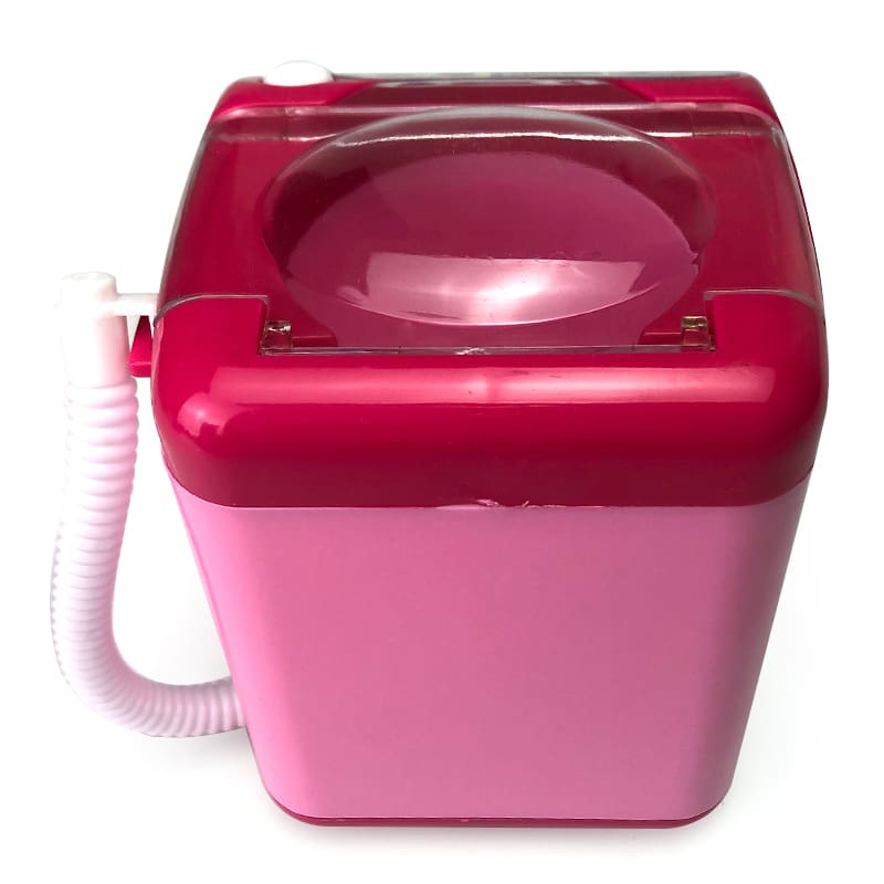 Mini Electric Washing Machine Housekeeping Pretend Play Toy For Girls
