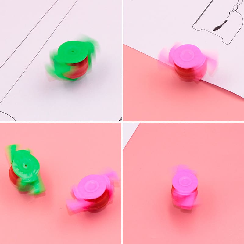 Novelty Whistle Gyro Spinning Top Toy for Gift