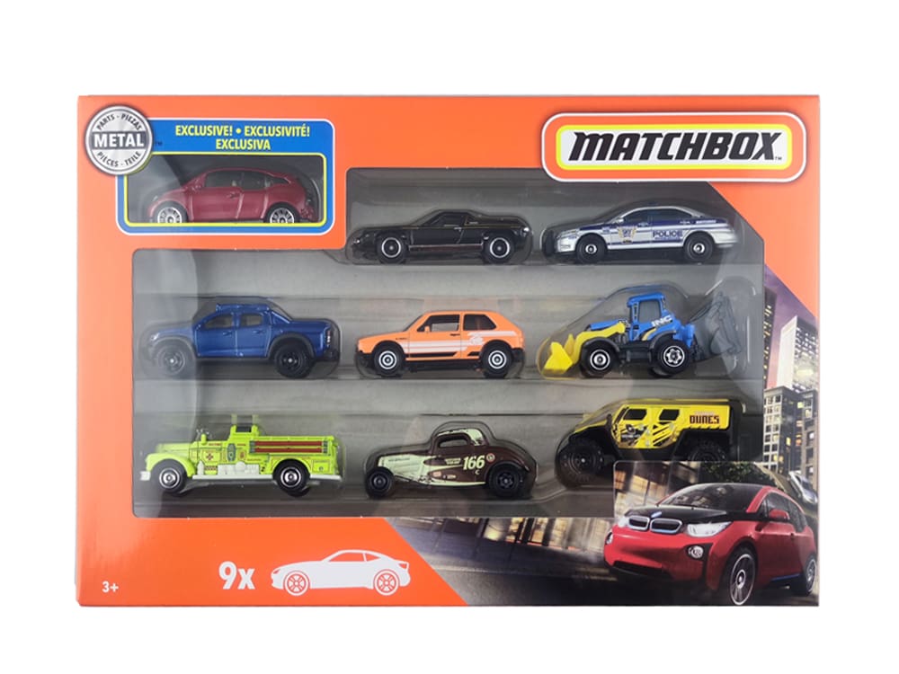 Auto Simulation Matchbox 9 Auto Gift Pack for Kids
