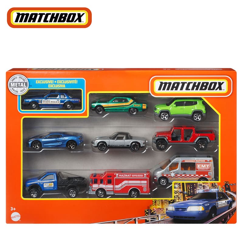 Auto Simulation Matchbox 9 Auto Gift Pack for Kids