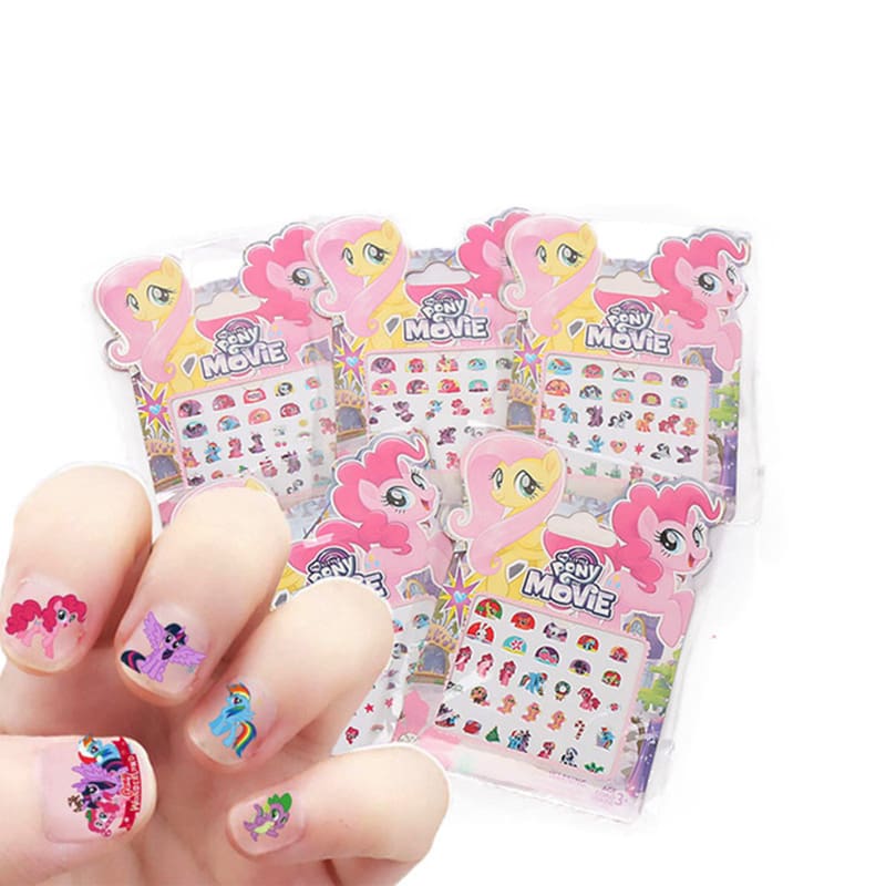 5pcs My Little Pony Nail Stickers for Girls Toys