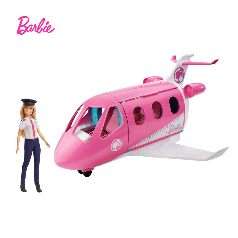 Barbie Dreamplane Pilot Playset Toy with Working Features Girls