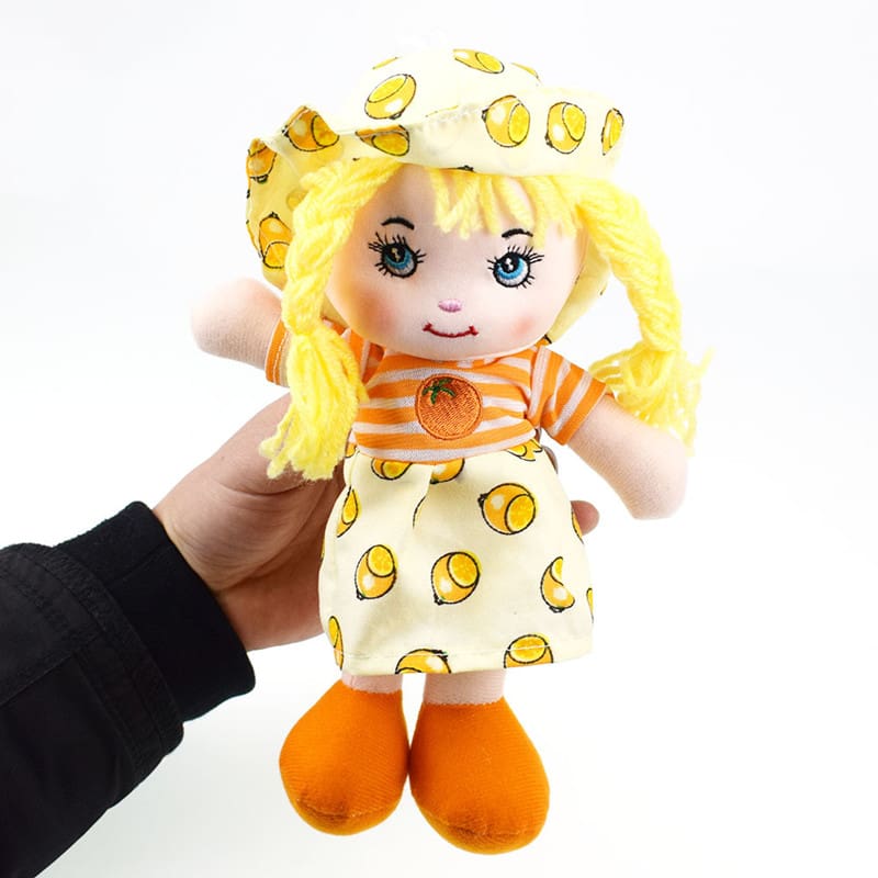 25cm Cute Cartoon Kawaii Rag Dolls Stuffed Toys for Girls