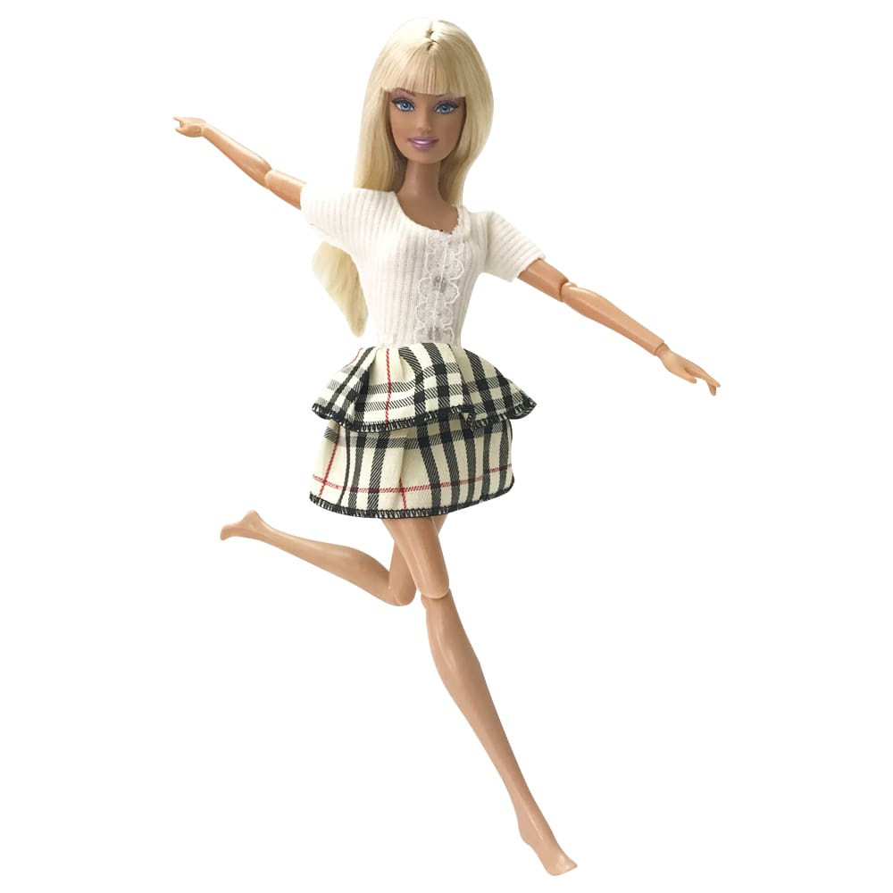 10Pcs Fashion Design Barbie Doll Dress For Girls