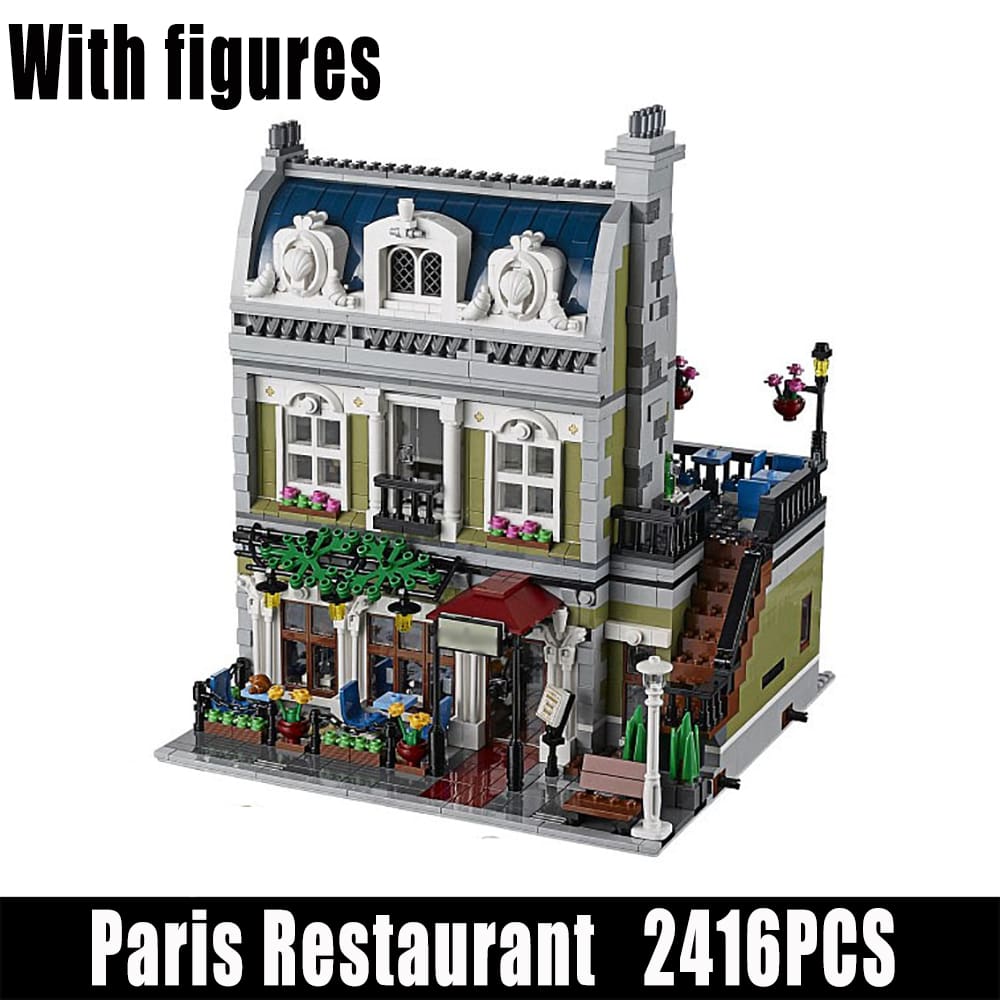 Big Parisian Toy Town Model Building Blocks Toys