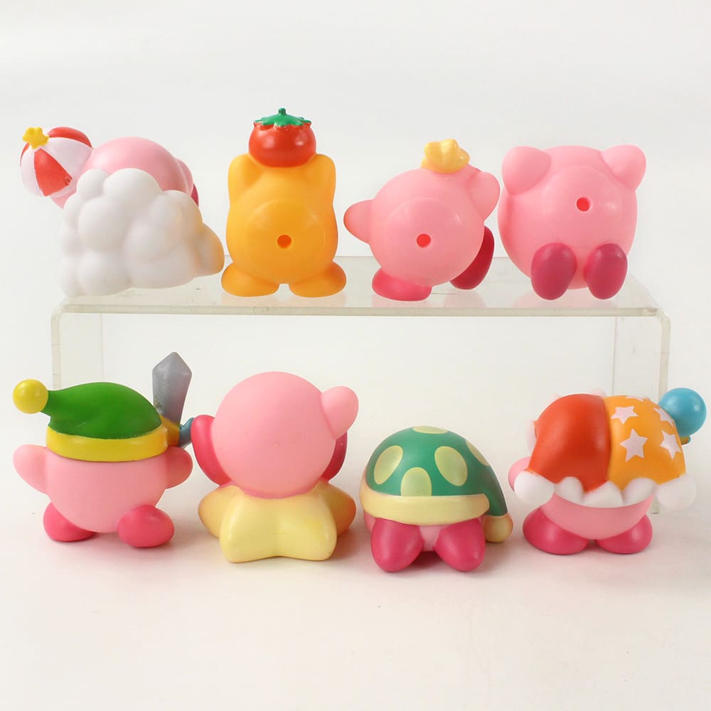 8Pcs/Set Cute Kirby Action Figure Toy For Kids Gifts
