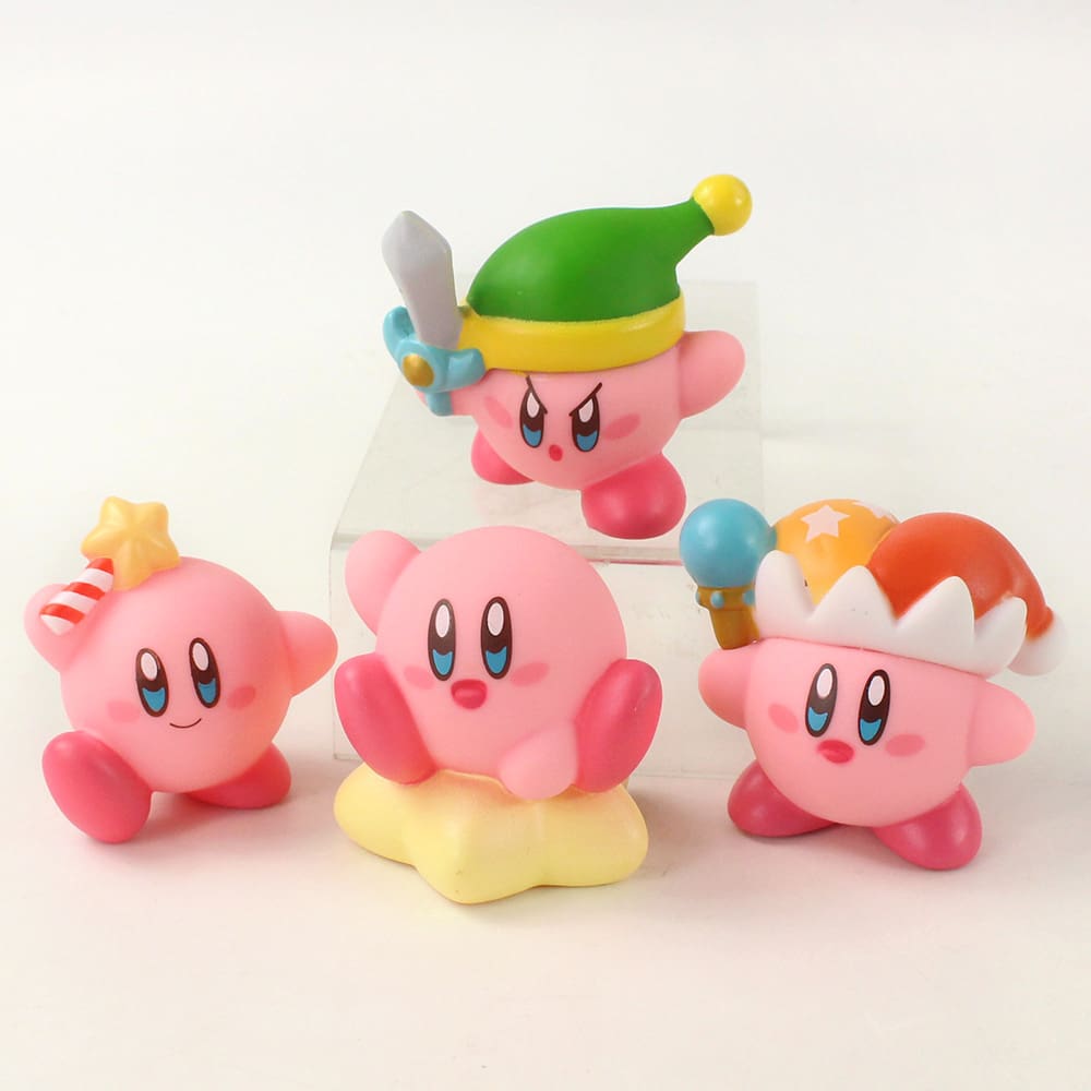 8Pcs/Set Cute Kirby Action Figure Toy For Kids Gifts