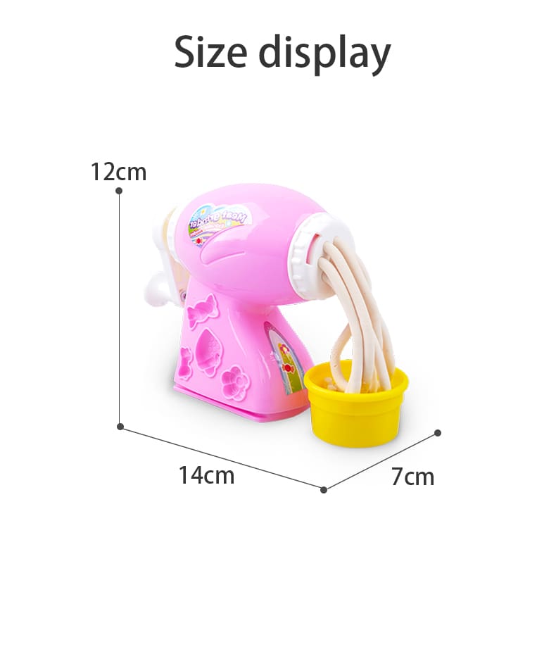 Clay Noodle Maker Machine Toy Set for Girls