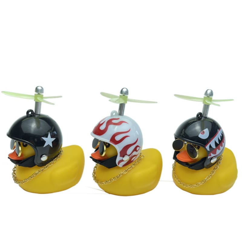 Cute Helmet Rubber Duck Toys for Kids