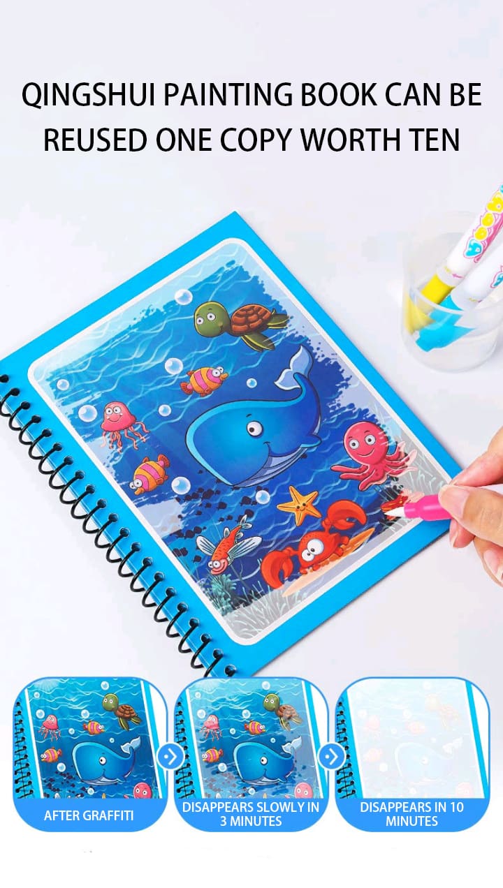 Magical Water Drawing Book Montessori Toys