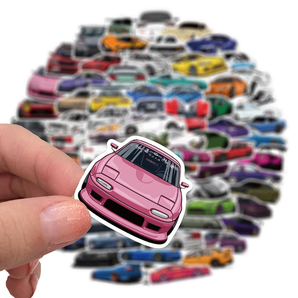JDM Retrofit Racing Car Stickers for Kids Toy