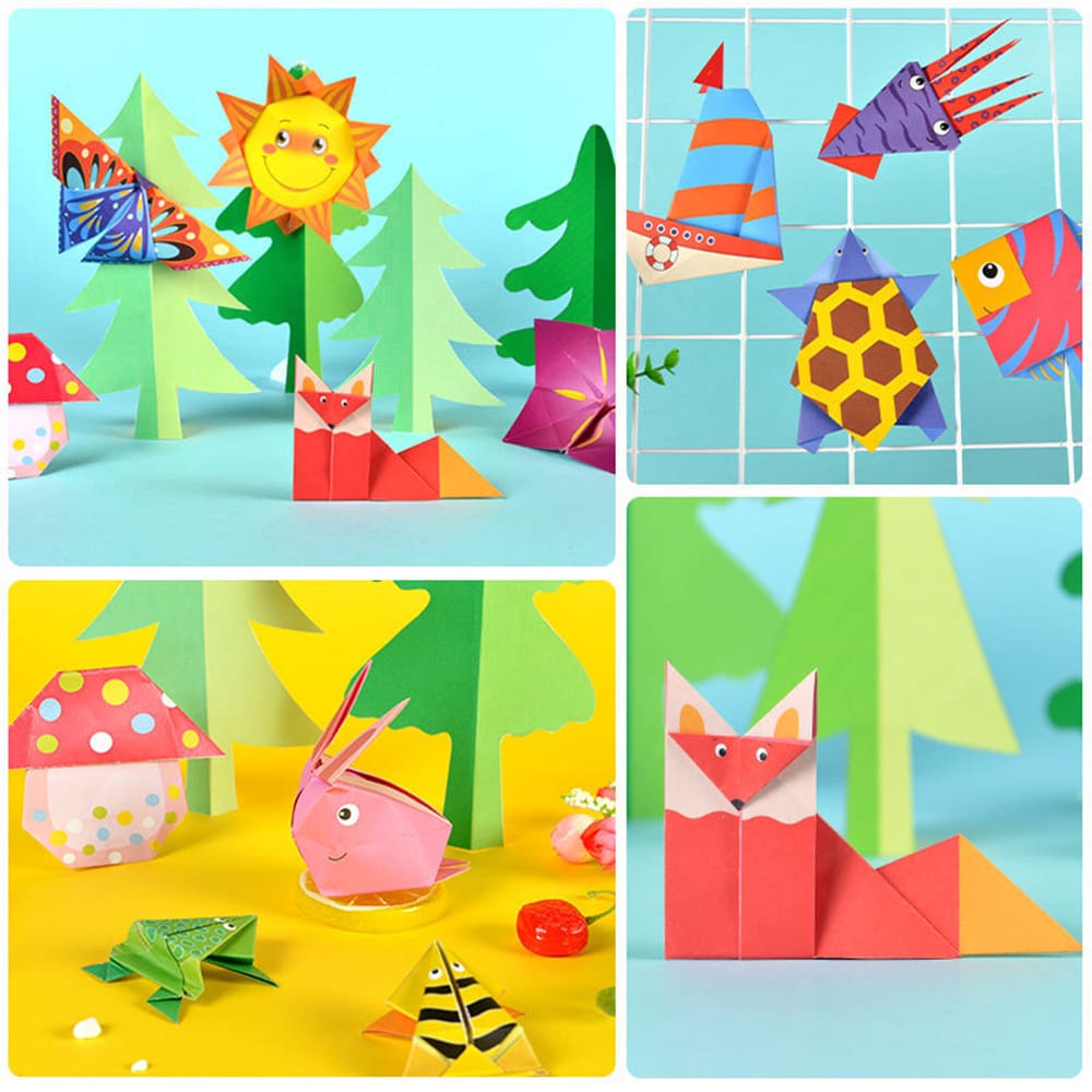 54 Pages DIY Origami Handcraft Paper Art Toys for Kids