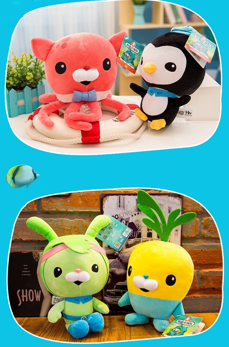 Original The Octonauts Stuffed Plush Dolls Toys for Kids