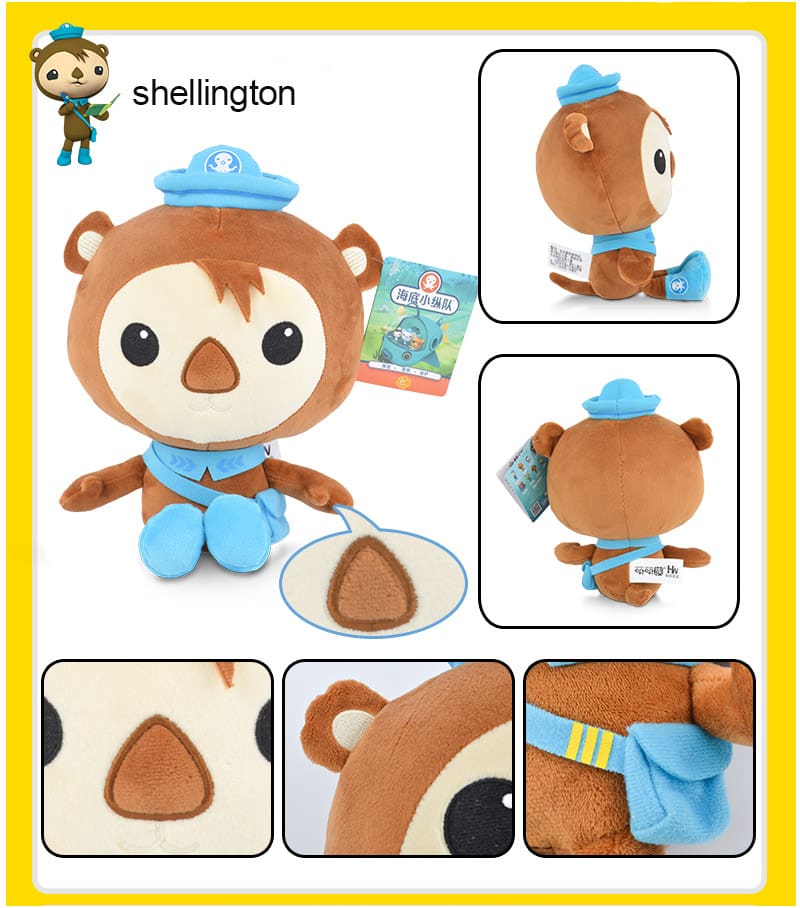 Original The Octonauts Stuffed Plush Dolls Toys for Kids