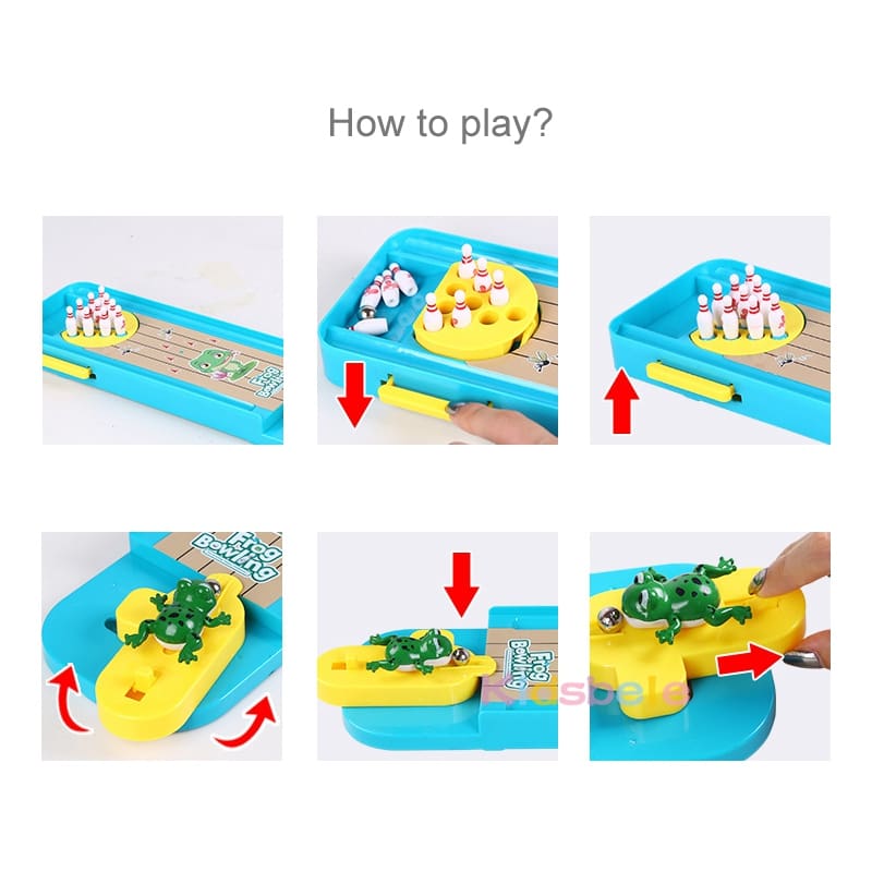 Funny Parent-Child Interactive Mini Desktop Bowling Game Toy