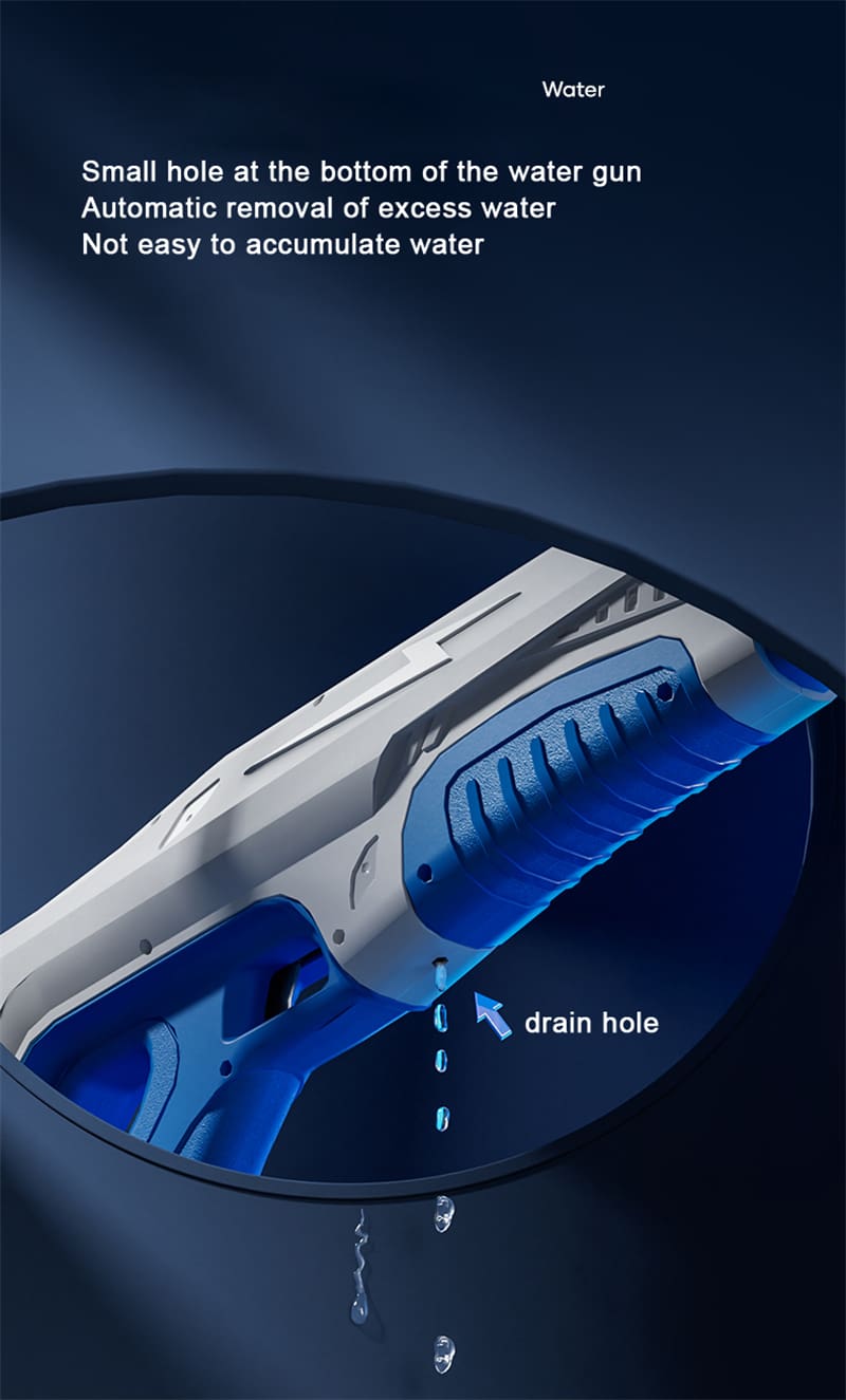 High-Tech Electronic Burst Water Gun Toy for Kids