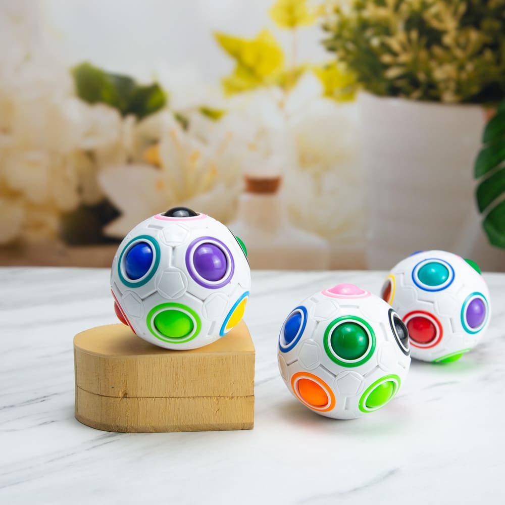 Rainbow Puzzle Ball Anti Stress Toys