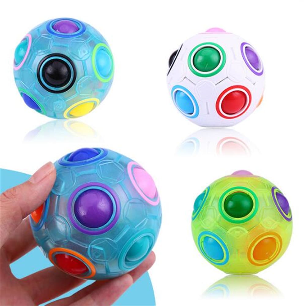 Rainbow Puzzle Ball Anti Stress Toys
