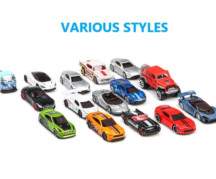 5Pcs/Set Diecast Simulation 1:64 Mini kids Toy Car Vehicle Sliding Alloy Sports Car Model Set Multi-style Gift Toys For Children