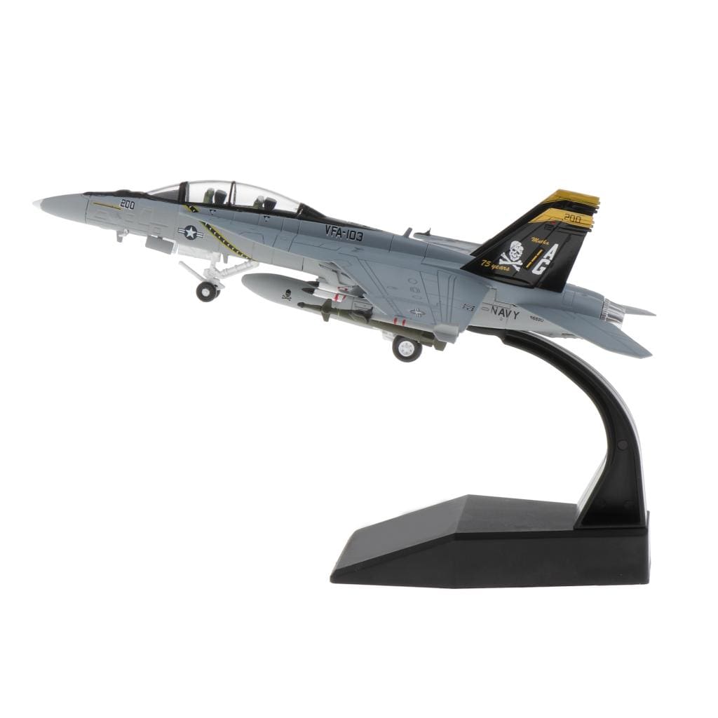 1/100 Scale F/A-18 Strike Fighter Plane Diecast Display Model with Stand