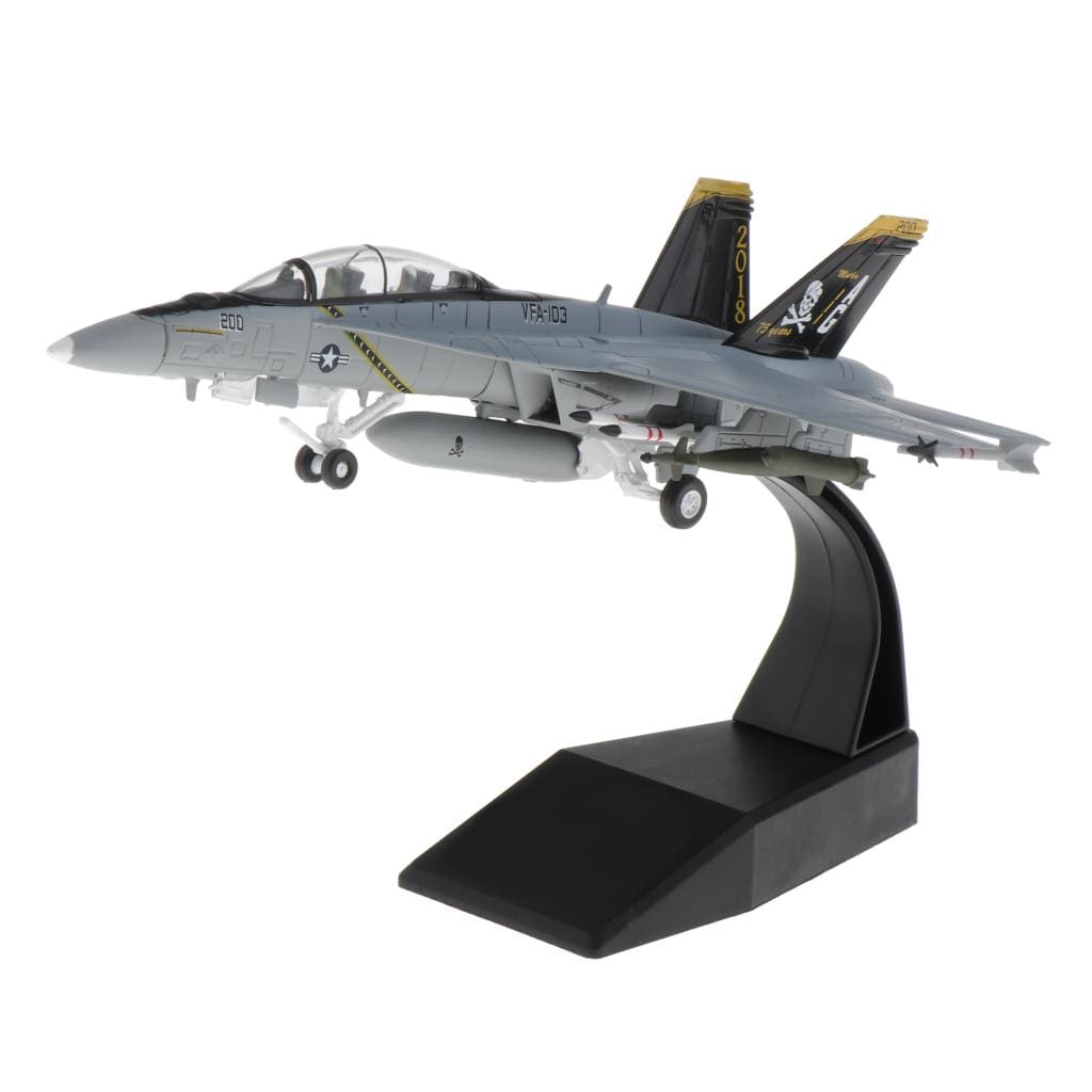 1/100 Scale F/A-18 Strike Fighter Plane Diecast Display Model with Stand