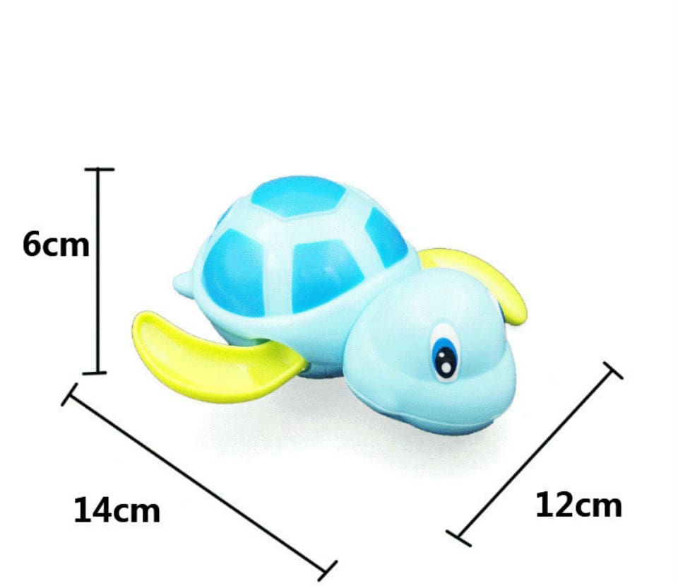 Single Sale Cute Cartoon Animal Tortoise Classic Baby Water Toy Infant Swim Turtle Wound-up Chain Clockwork Kids Beach Bath Toys