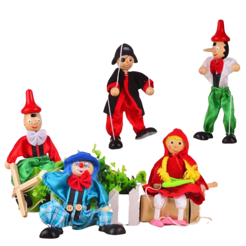 Funny Colorful Pull String Puppet Toys for Kids GYOBY TOYS