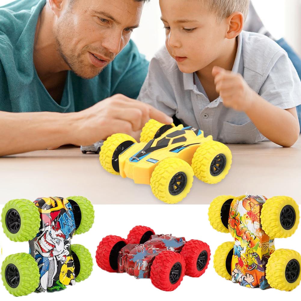 Fun Double-Side Vehicle Toy for Kids