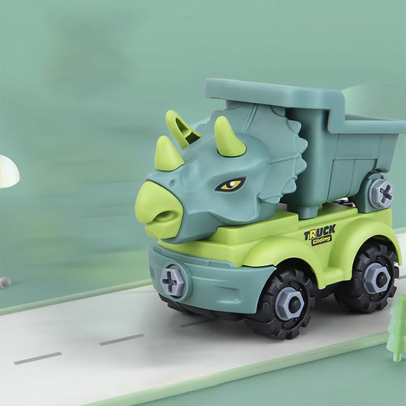 DIY Dinosaur Model Car Toy for Kids