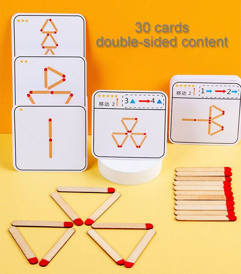 Montessori Matches Puzzles Toy For Kids